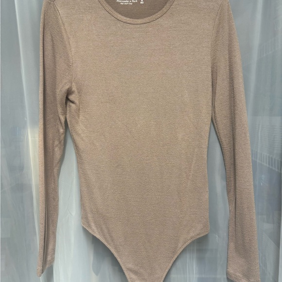 Abercrombie & Fitch Taupe Knit Bodysuit - Picture 1 of 3
